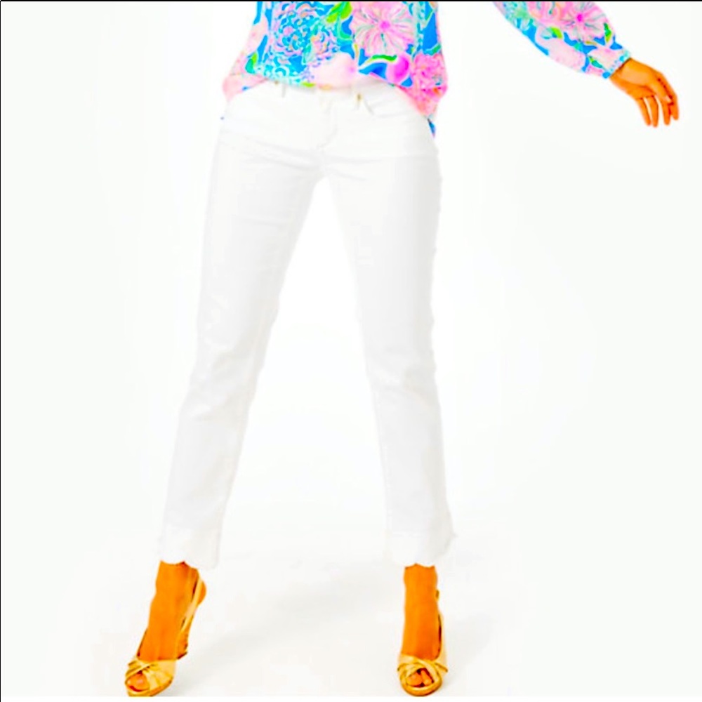 Lilly Pulitzer South Ocean Slim Crop